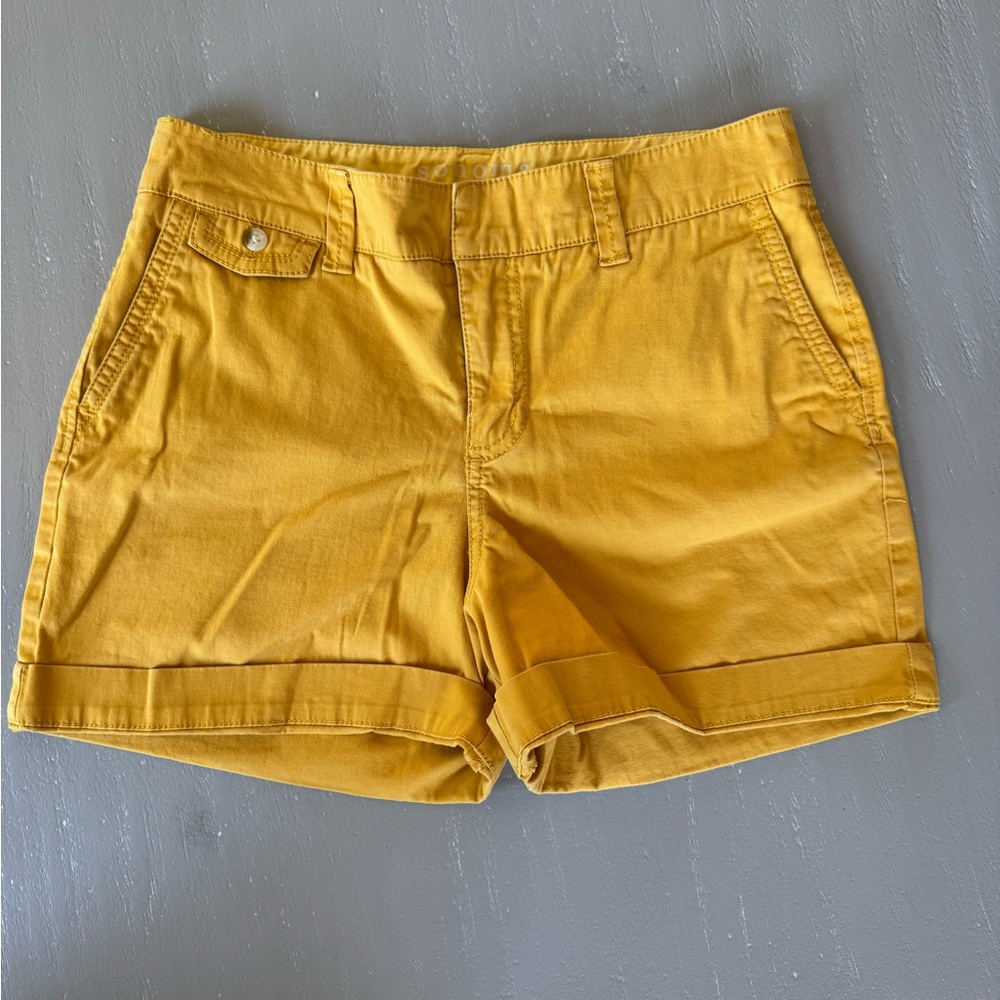 Sonoma Mustard Women's Cargo Shorts